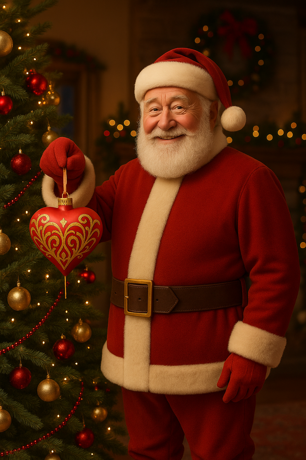 Santa Claus and the Lost Heartfire - Picture Book and Interactive Ornament