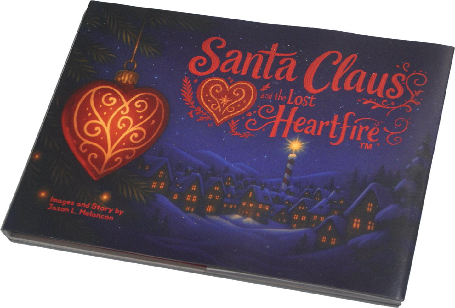 Santa Claus and the Lost Heartfire - Picture Book and Interactive Ornament