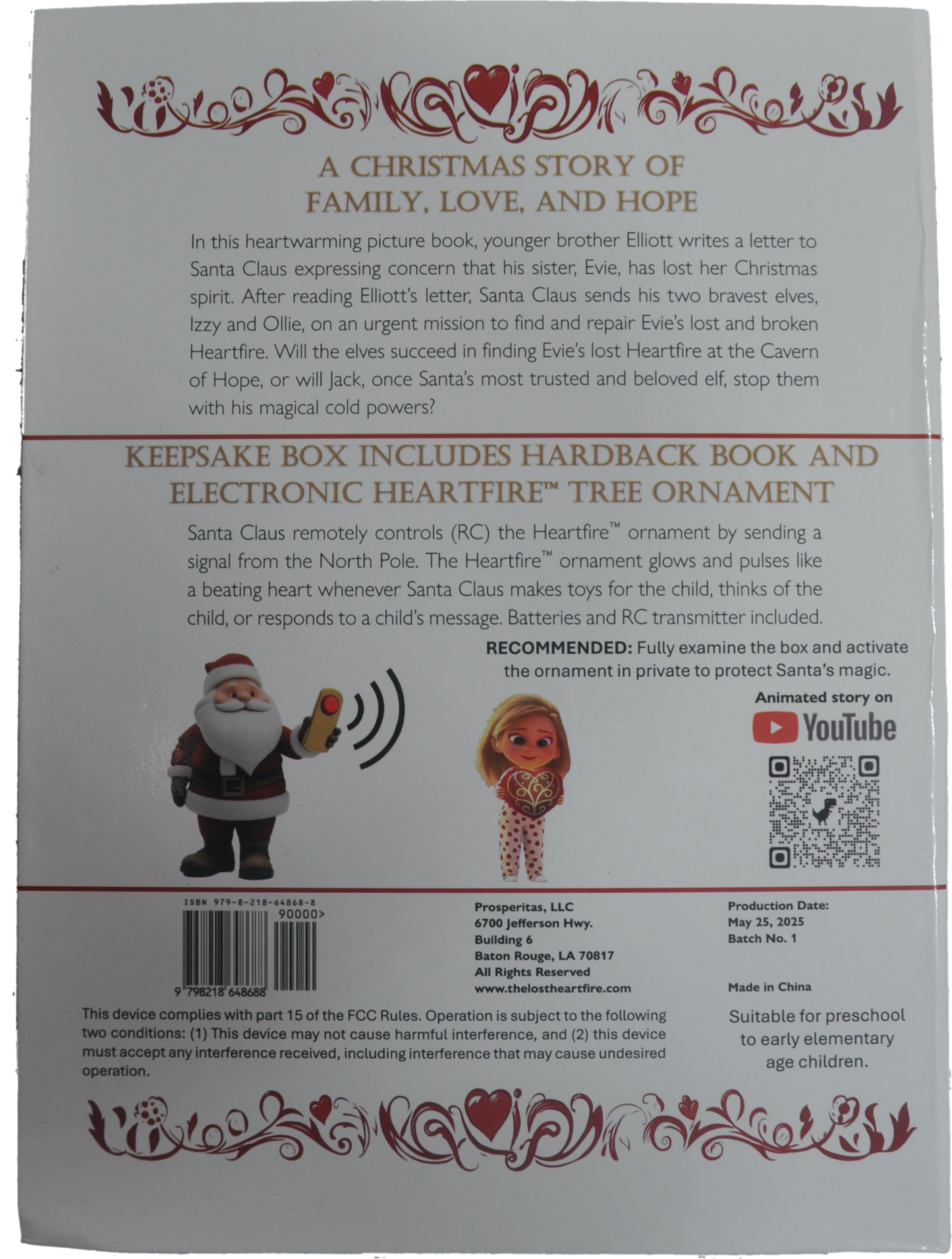 ❤️ Santa Claus and the Lost Heartfire – Keepsake Box Set